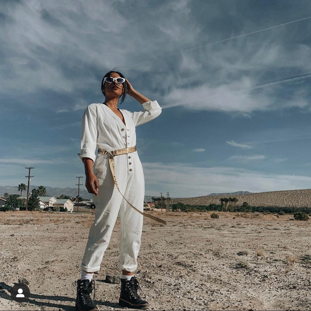 White jumpsuit